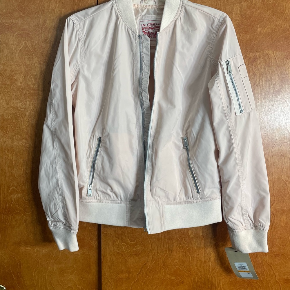 Levi's Soft Pink Bomber Jacket for Women